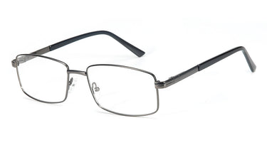 Men Access Eyeglasses: Duke Silver - SpecSMART Eye Clinic (Diagonal View)